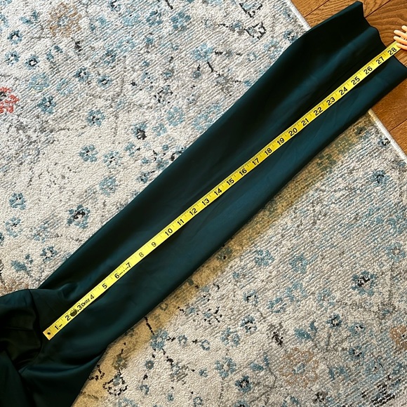 ST. JOHN Green Stretch Wool Dress Pants Size 4 - Picture 9 of 15